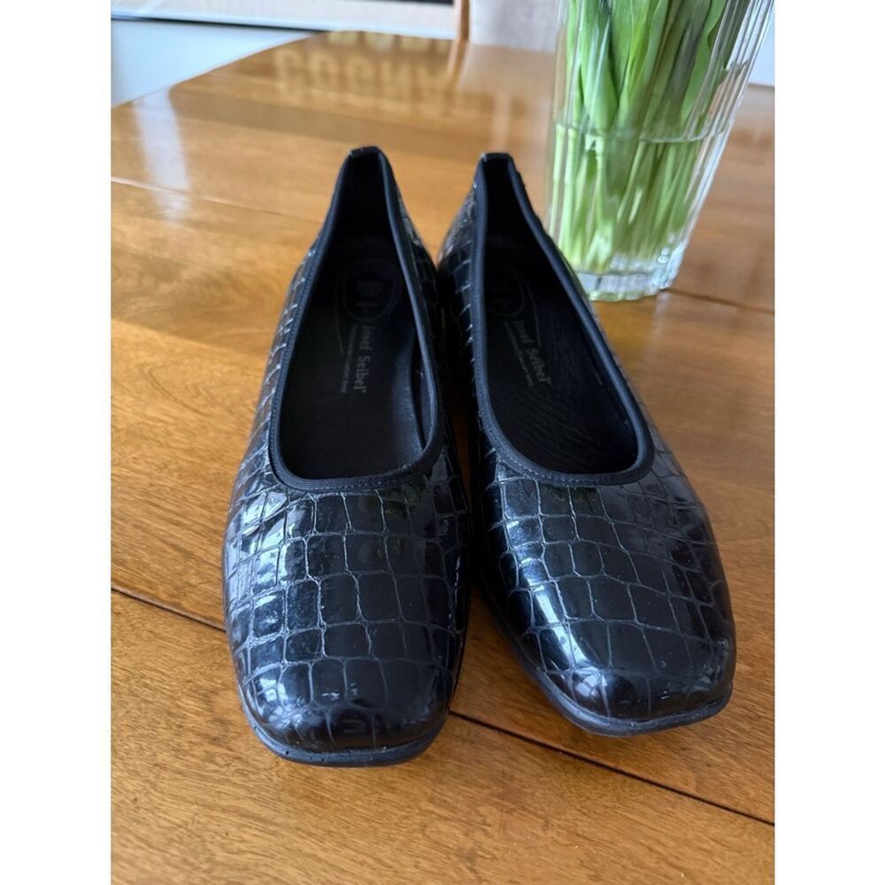 Josef Seibel AirPed Plus Patent Croc Print Wedge